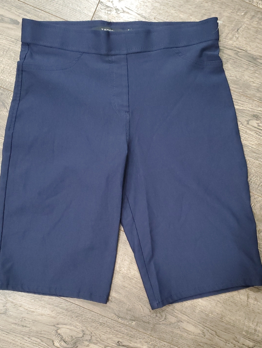 Tahari Classic Navy Bermuda Shorts